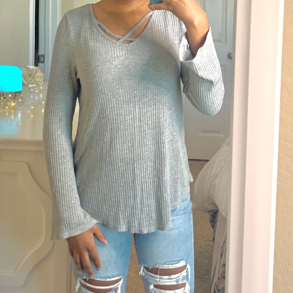Target Grey Flare Top